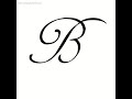 &#39;B&#39; letter calligraphy | Beautiful &#39;B&#39; handwriting | Cute and beautiful handwriting | Best writing