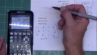 Famous Using RREF with a TI-84 calculator Wealth