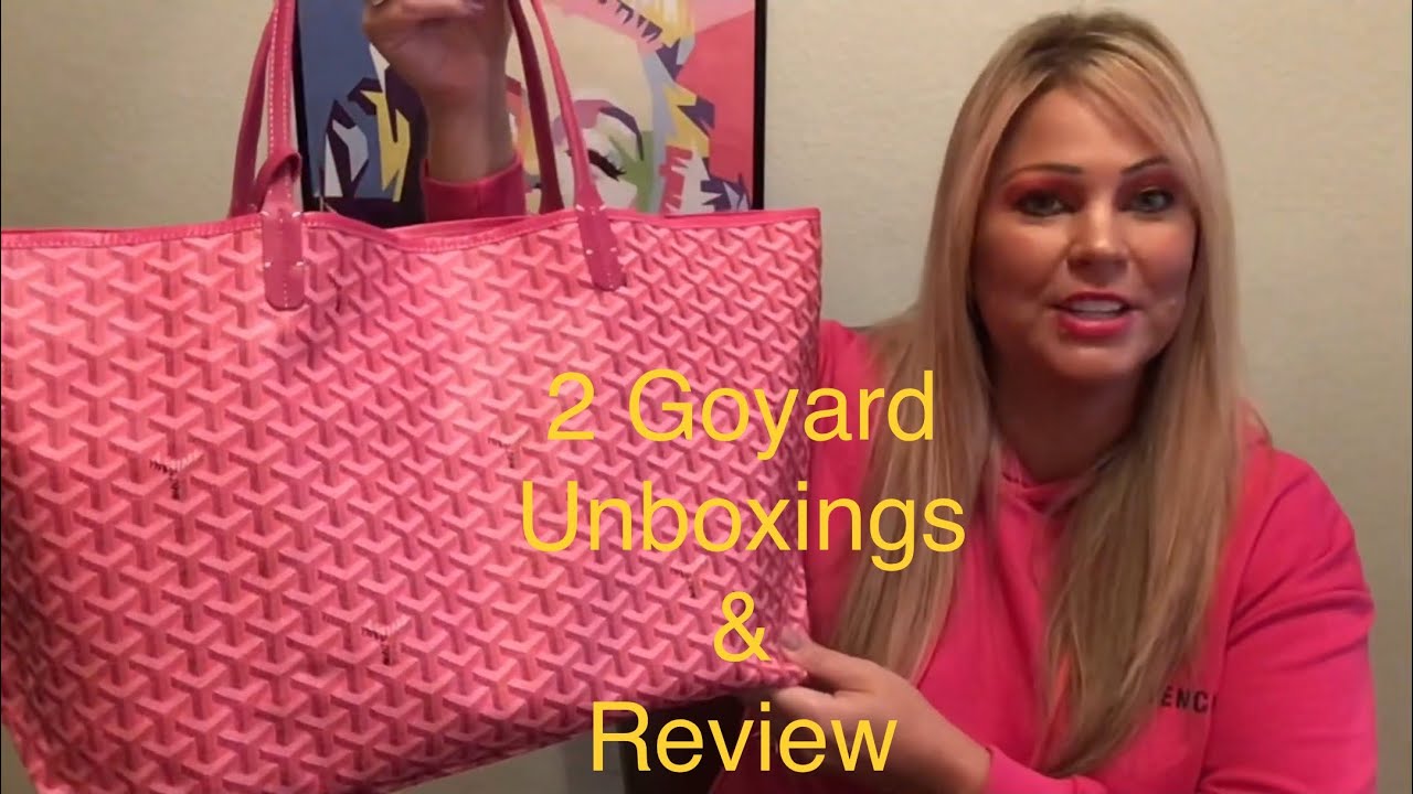 Goyard St Louis GM Black & Tan Tote Designer Bag Unboxing 2021