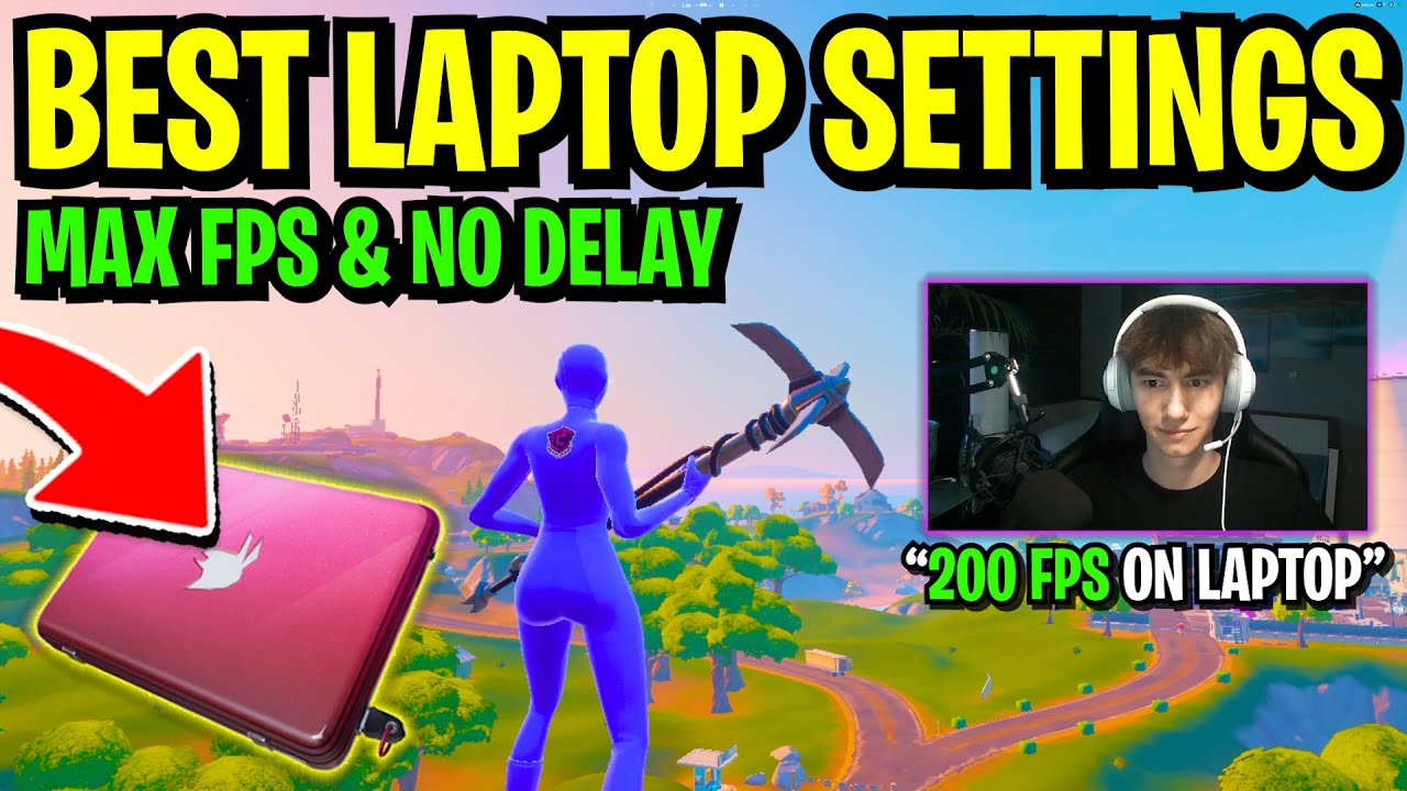 How To Boost FPS Fortnite Season 7 On Laptop MAX FPS STUTTER FIX YouTube