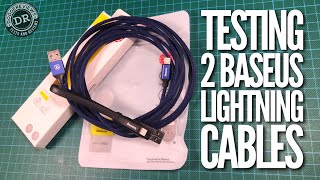 Testing 2 Baseus lightning cables