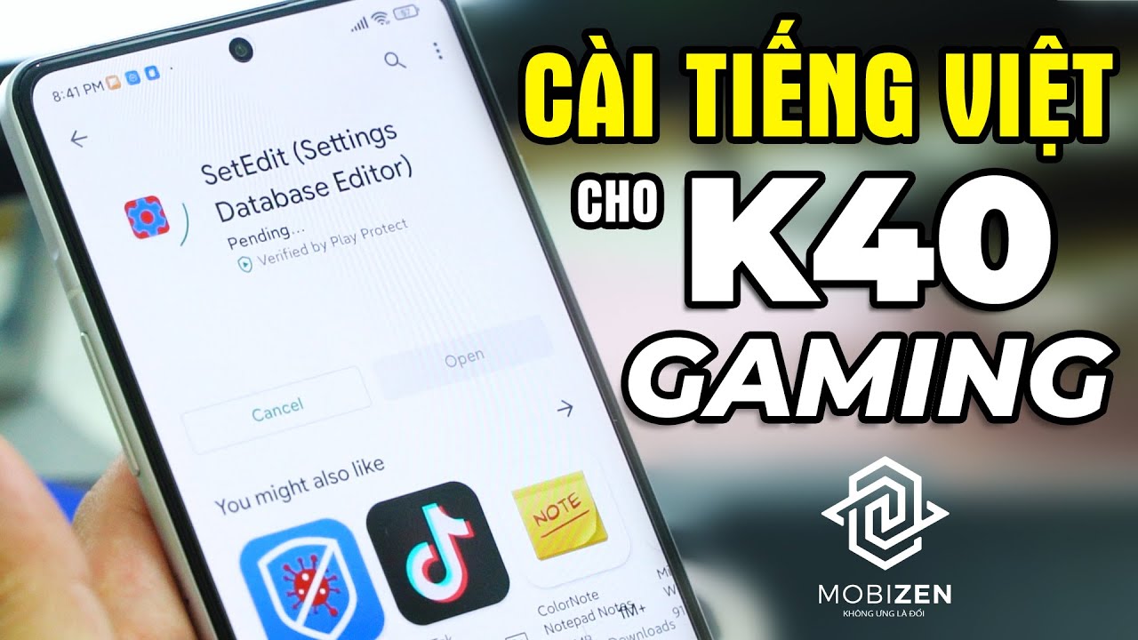 Cài đặt Tiếng Việt cho K40 Gaming và các dòng xiaomi xách tay !