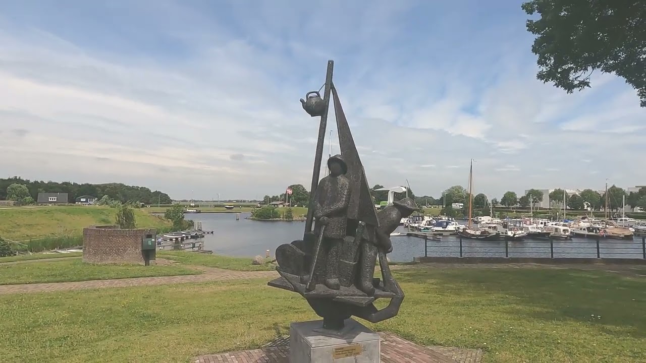 Vollenhoven, Netherlands is small city in the Kop van Overijssel//Historical place.