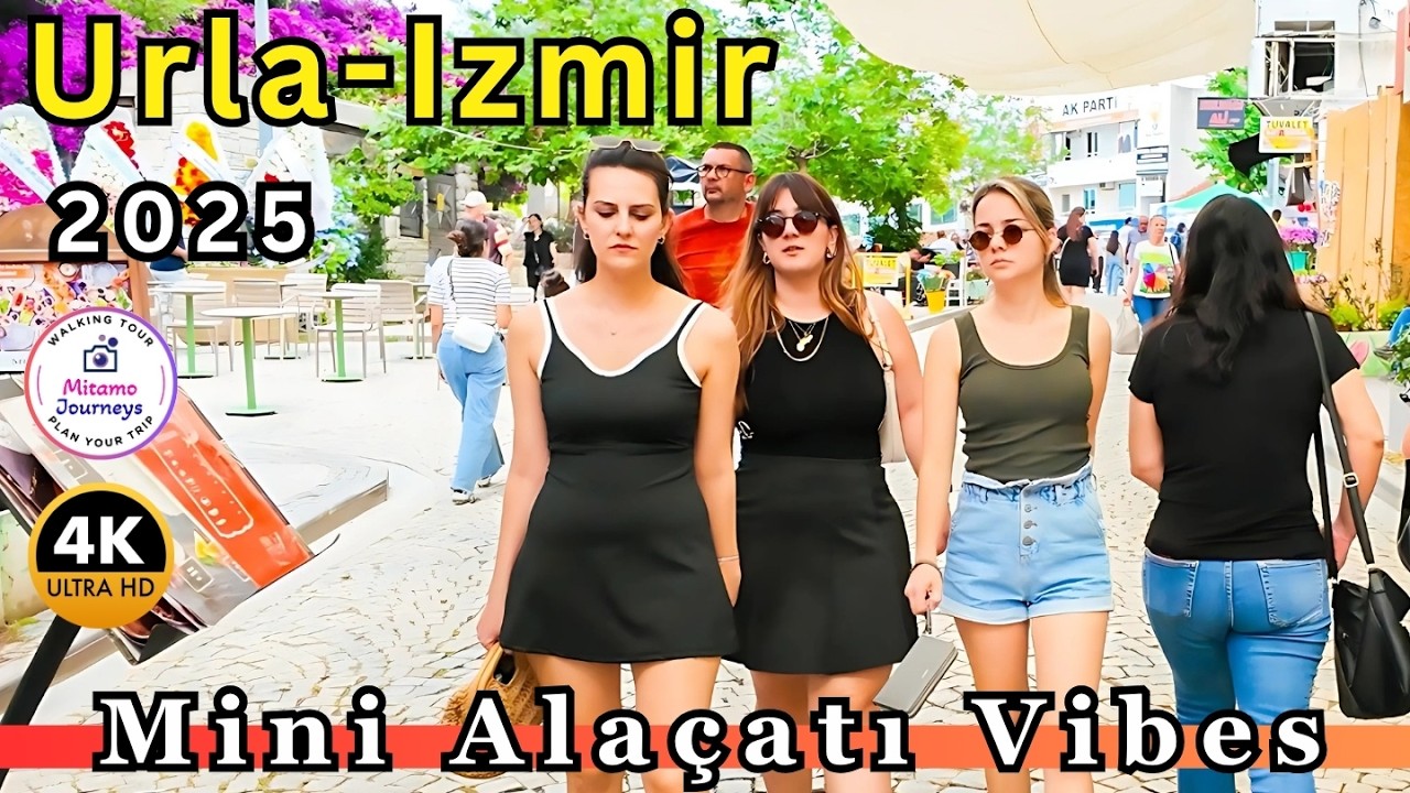 Urla, Izmir 2025 4K Walking Tour | Hidden Gem Aegean Marina, Street Cafes & Alaçatı Vibes