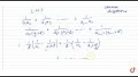 If `a_1,a_2,a_3, ,a_n` are an A.P. of non-zero terms, prove that `1/(a_1a_2)+1/(a_2a_3)++1/(a_(n...