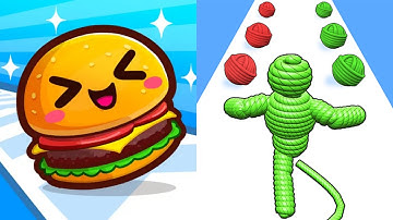 Food Run VS Rope Man Max Levels Walkthrough Android, iOS Update Gameplay P126