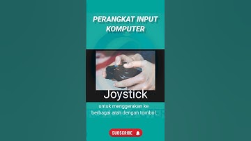 Nama Perangkat Input Komputer dan Fungsinya