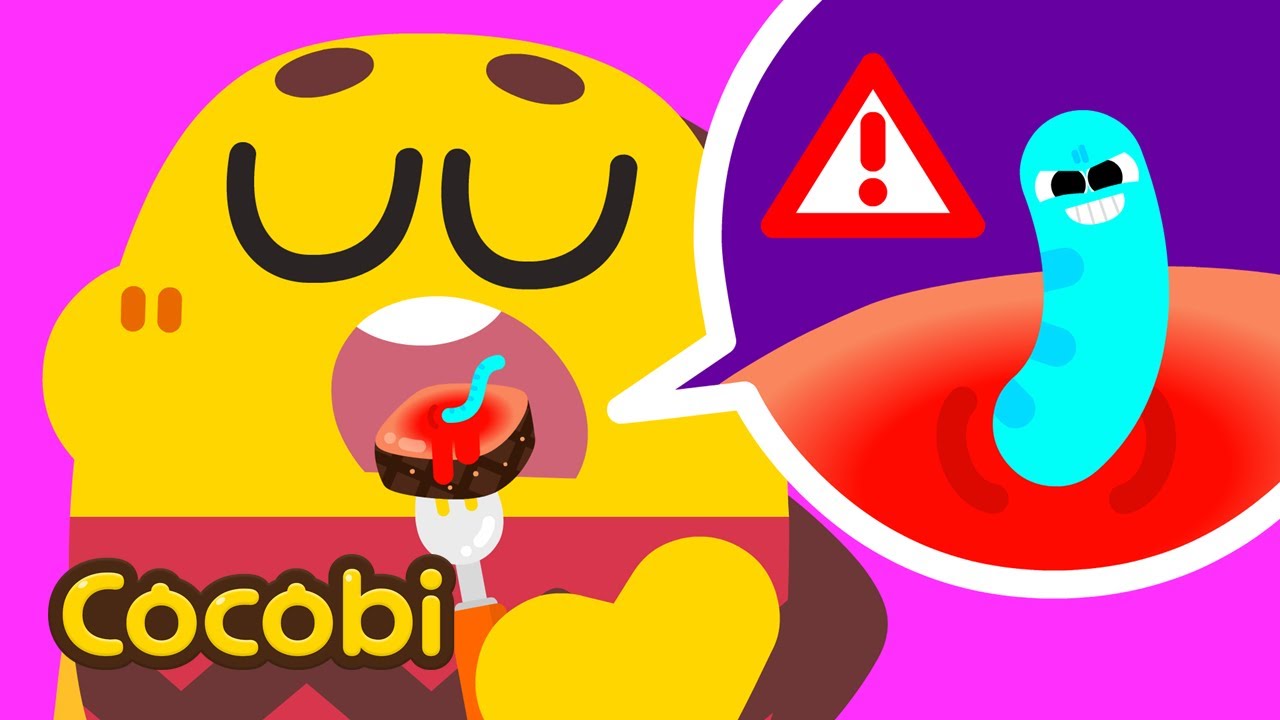 ¡Canciones de Parásitos Malos! | Canciones Infantiles | Cocobi