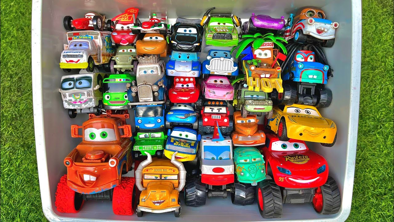 Disney Pixar Cars Unboxing Review | Lightning Mcqueen, Tow Mater, Doc Hudson, Sally Carrera, Cruz