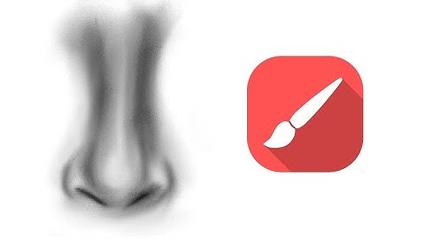 Basic nose digital sketch on android device