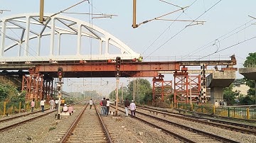 Bow String Steel Girder launching, #Bridge Engineering, #Bridge Construction 