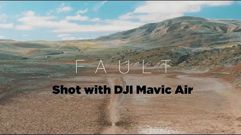 The San Andreas Fault (Captured with DJI Mavic Air)