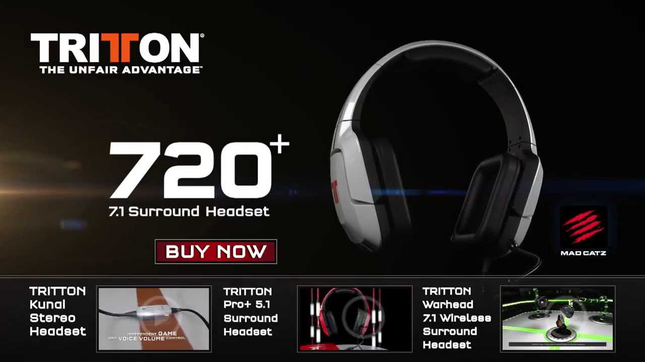 TRITTON 720+ 7 1 Surround Headset