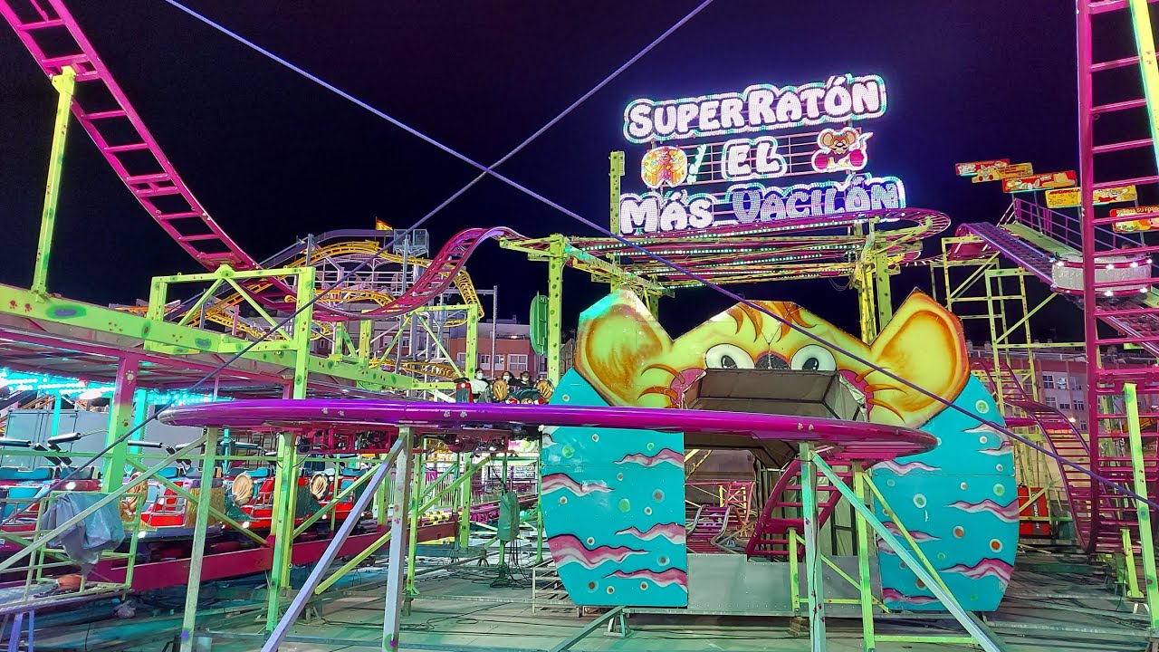 Super Ratón (Bañuls) - Mounted 4K On-Ride POV | Feria de Navidad de Valencia 2021/22