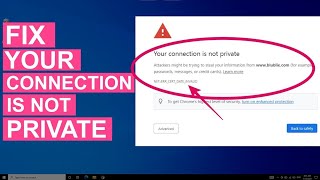 your connection is not private google chrome windows 7 |with proof  |Salman Technical