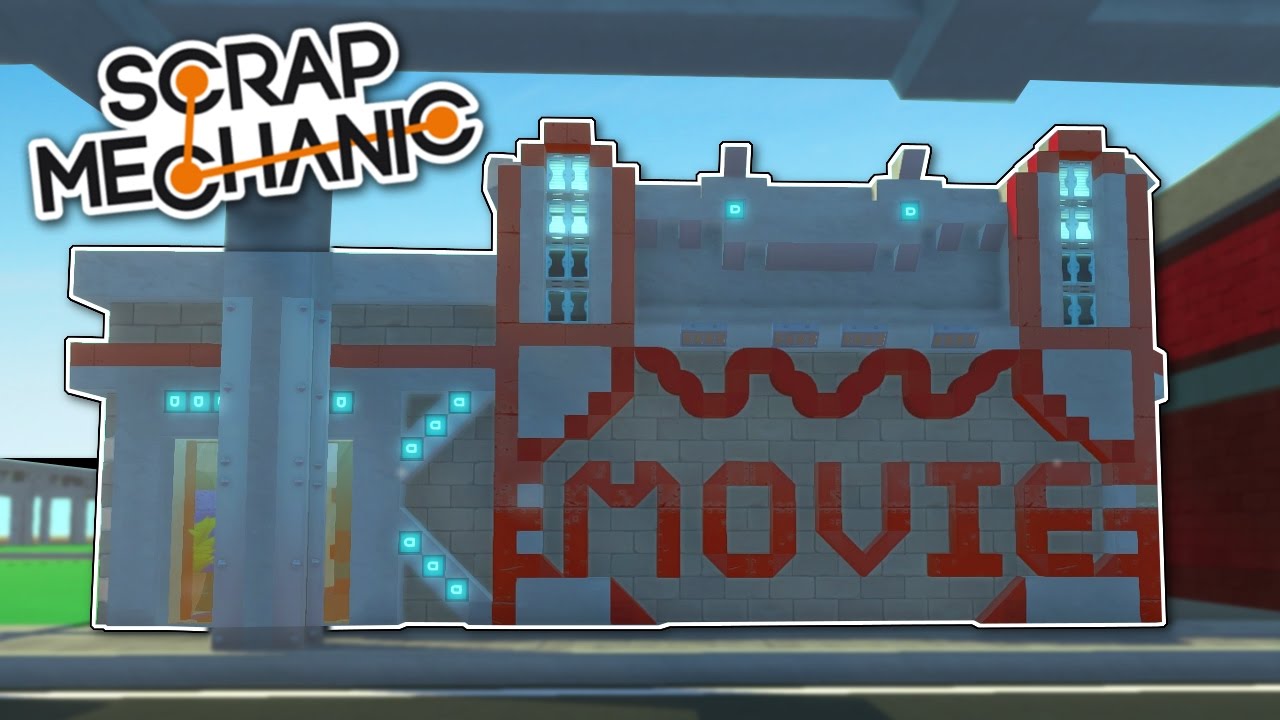 Movie Theater & Internet Cafe! - Mini City 2.0 [Ep.15] - Scrap Mechanic City Gameplay