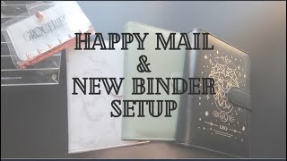 Happy Mail & New Binder Setup | Cash Stuffing System
