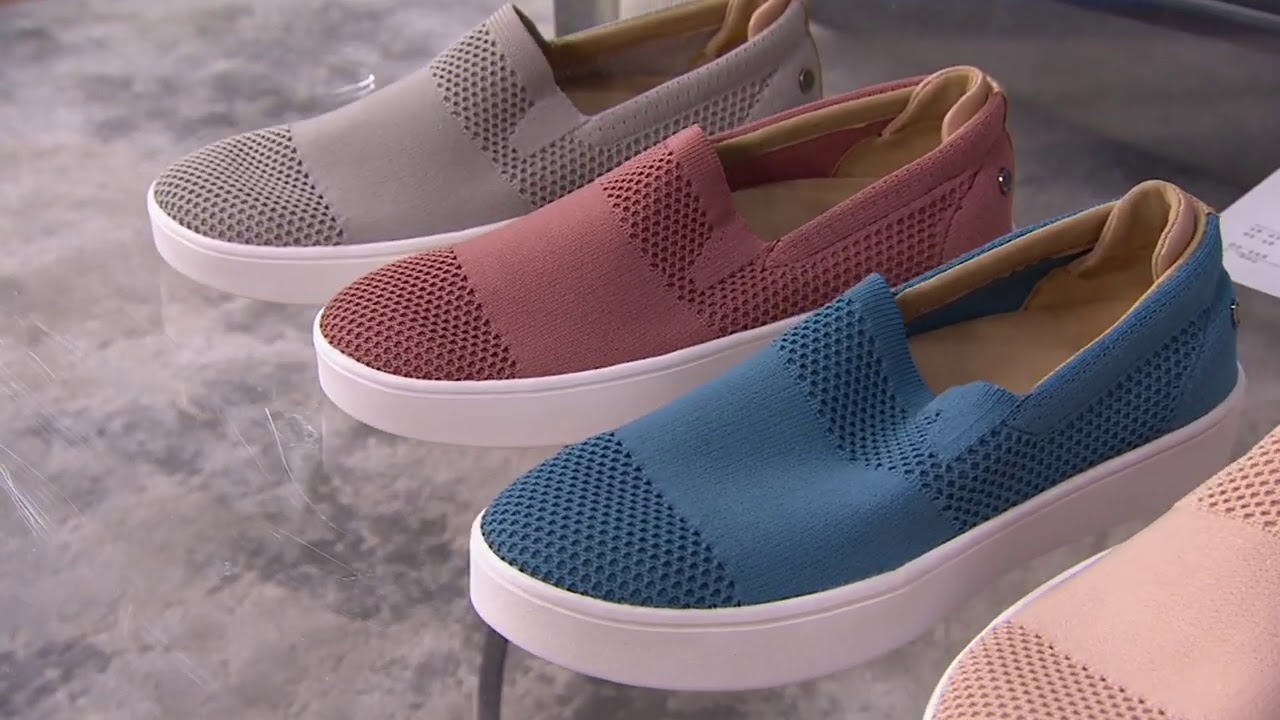 Spenco Orthotic Mesh SlipOns Coastal on QVC YouTube