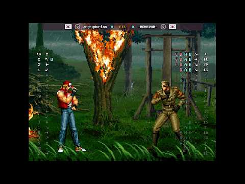 The King of Fighters '95 - 🇰🇷 angrydurian(D) vs 🇰🇷 -HOMERUN-(D) | Fightcade (2026-07-12 12:55 UTC)
