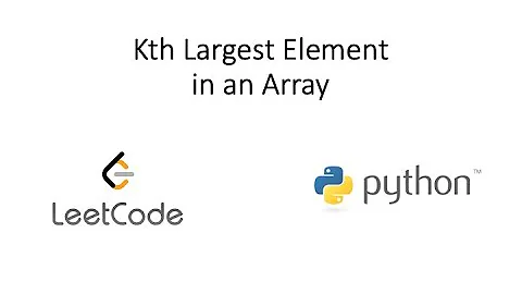 Leetcode - Kth Largest Element in an Array (Python)
