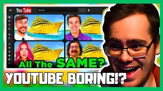 DID YOUTUBE FALL OFF?!? | Game Theory: Why YouTube Feels Boring REACTION