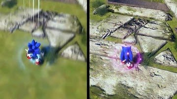 Sonic Frontiers But Only the Pop-In