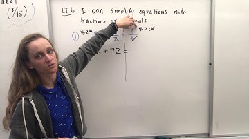 How to solve an equation using fraction busters