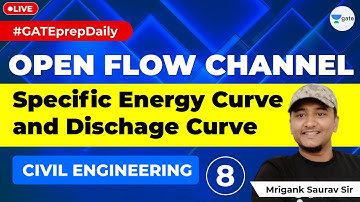 Open Channel Flow | Specific Energy curve and Dischage curve | Lec 8 | GATE/ESE Civil Engineering