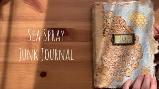 Grungy Junk Journal Flip Through Sea Spray Journal