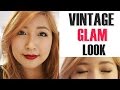 Vintage glam makeup look with bollywood professional