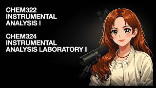 CHEM322 INSTRUMENTAL ANALYSIS I + CHEM324 INSTRUMENTAL ANALYSIS LABORATORY I