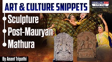 Mathura School of Art Explained | Post-Mauryan Sculpture & Indian Art Evolution | SRIRAM’s IAS