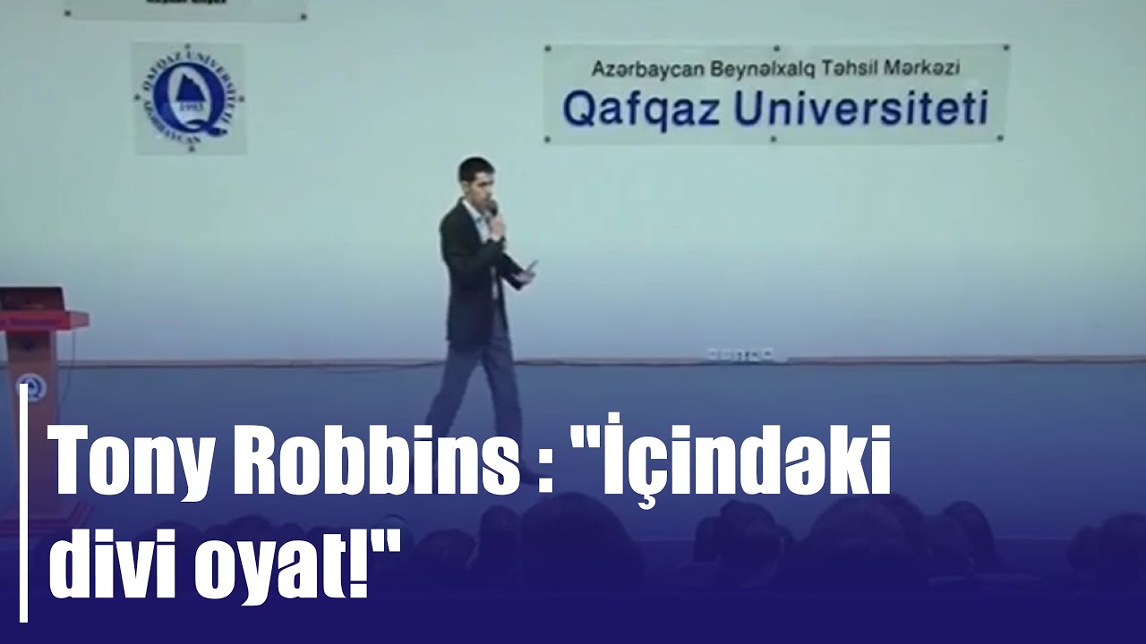Coşqun Kərimov. Tony Robbins : 