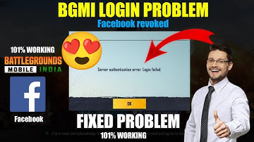 Battleground Mobile India Server Authorization Error Problem Solve | Bgmi Facebook Login Error Solve