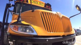 Mesquite ISD bus driver Terri Wallis was recognized by the district for her effort on helping her