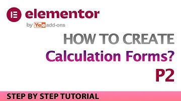 How To Make Cost Calculator for Elementor Forms ?| Example of IF Condition