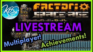 Factorio Space Age DLC  MP Server - New Run, 40 Hour Achievement!! Day 1 @factorio #factorio !join