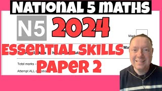 National 5 Maths 2024 ESSENTIAL SKILLS PAPER 2