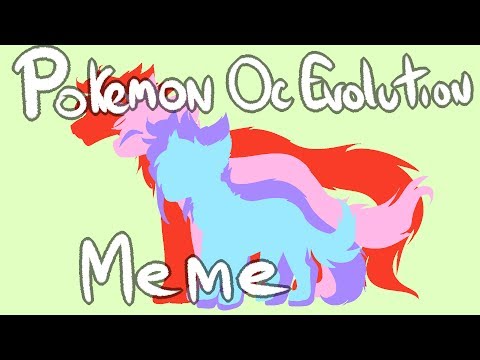 Pokemon Oc Evolution meme - (updating my fursona)