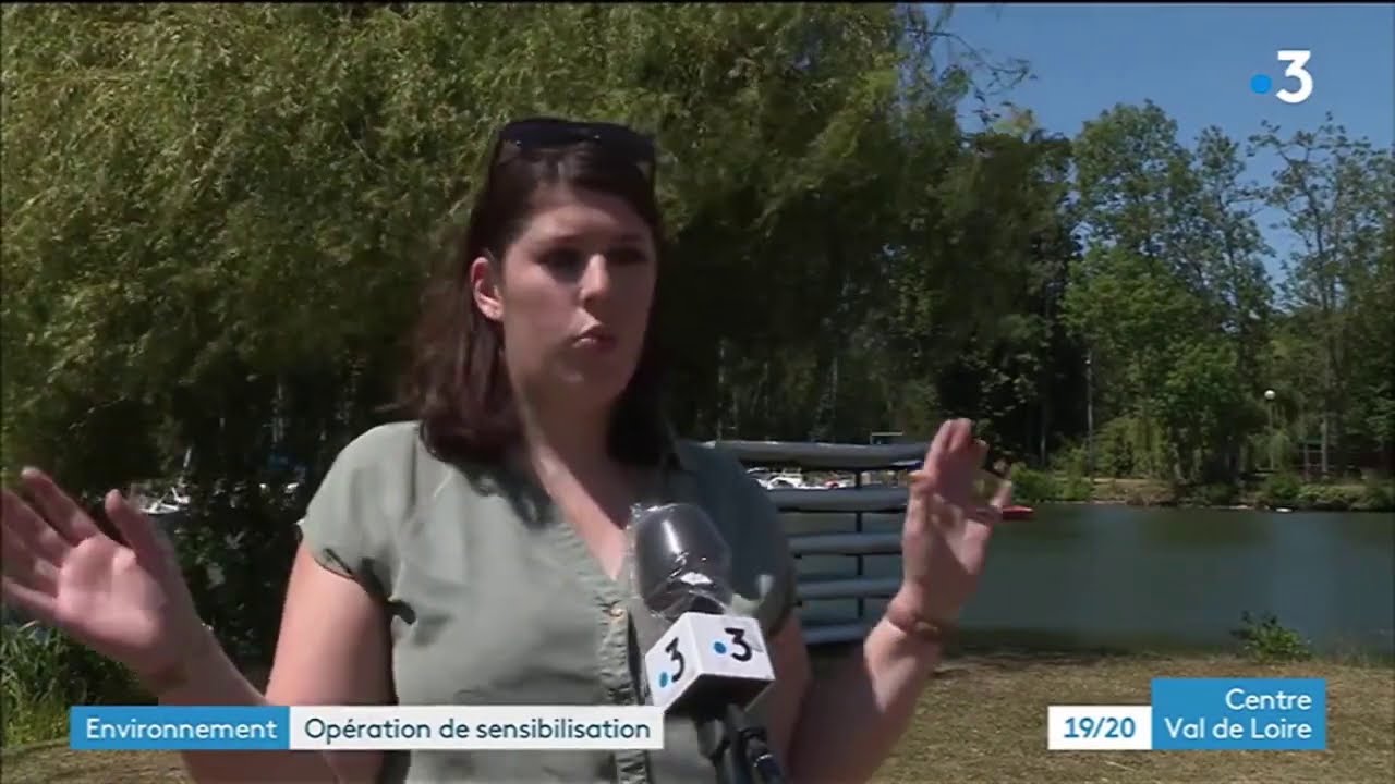 France 3 au Plan d'eau de Mézières-Ecluzelles