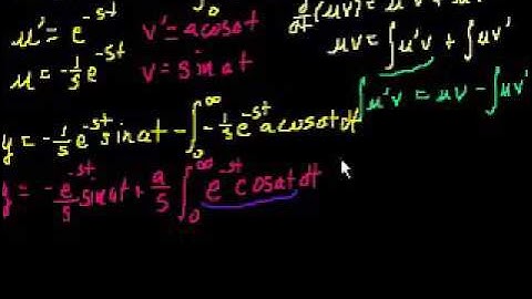 L{sin(at)}) - transform of sin(at) | Laplace transform | Differential Equations | Khan Academy