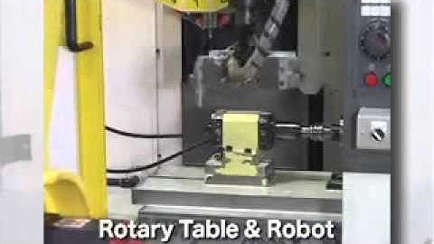 Nikken Rotary Table on Fanuc Robodrill  Robot