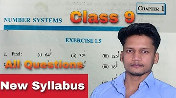 Class 9 Maths | Ex 1.5 chapter 1 | Number System | CBSE NCERT | Exercise 1.3 | New Syllabus 2024-25