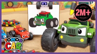 Tomoncar friends coloring play! | Painting  play nursery rhyme Tomoncar World  토몬카 screenshot 2