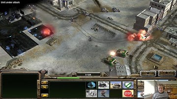 Command & Conquer: Generals Zero hour GLA campaign 5 mission using beng lazer demo nuke mod