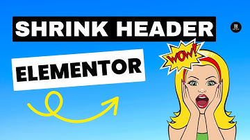 Create a Sleek Scroll Shrink Header with FREE Elementor! Ssshhh!!!