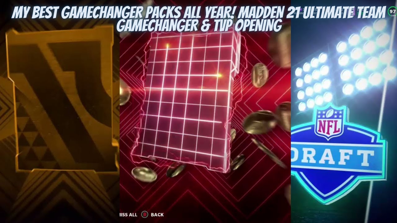 MY BEST GAMECHANGER PACKS ALL YEAR! MADDEN 21 ULTIMATE TEAM GAMECHANGER & TVP OPENING