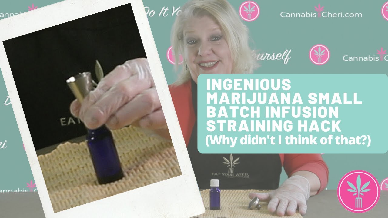 Ingenious Marijuana Small Batch Straining Hack (Why Didn't I think Of That?)