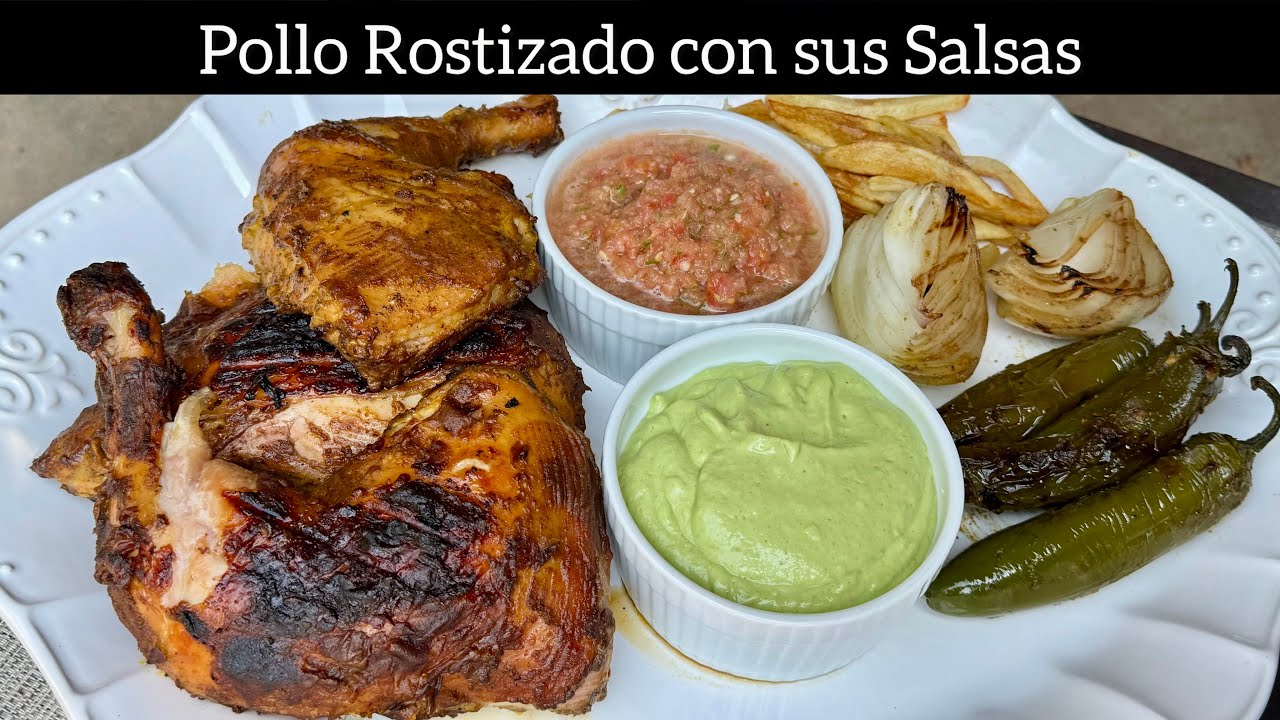 VENDE ESTE POLLO ES MEJOR QUE EL POLLO LOCO / POLLO ROSTIZADO AL CARBÓN CON SUS SALSAS / POLLO