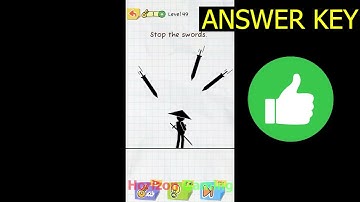 Draw 2 Save: Stickman Puzzle LEVEL 49 - Stop the swords - Gameplay Walkthrough Android IOS